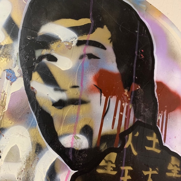 Happy Dragon Bruce Lee Painting